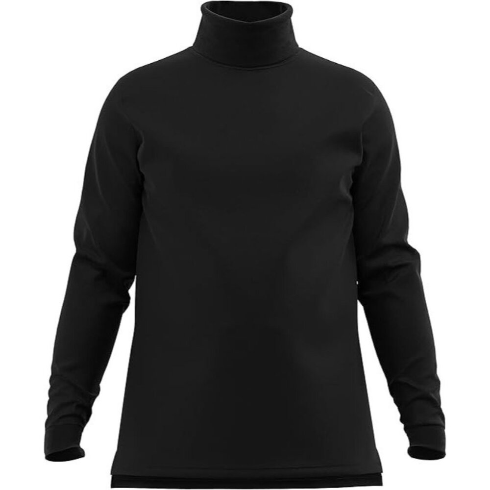 Maks Mens Casual Cotton Turtleneck Pullover Sweater Interlock Knit Super Soft XL